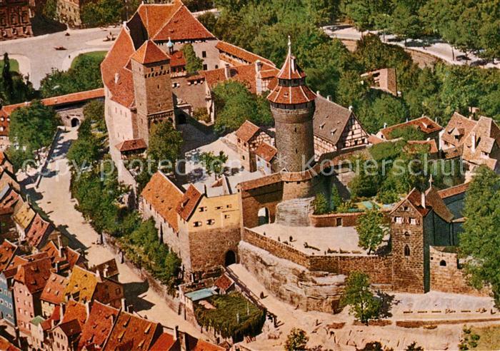 Nuernberg Fliegeraufnahme Burg
