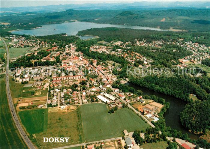 Doksy Hirschberg See  Fliegeraufnahme