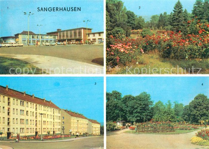 Sangerhausen Suedharz Bahnhof Rosarium Karl Marx Strasse