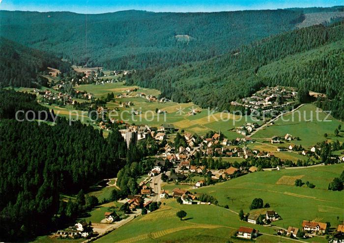 Baiersbronn Schwarzwald Fliegeraufnahme