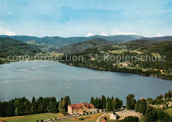 Titisee-Neustadt Fliegeraufnahme Titiseehotel mit Feldberg
