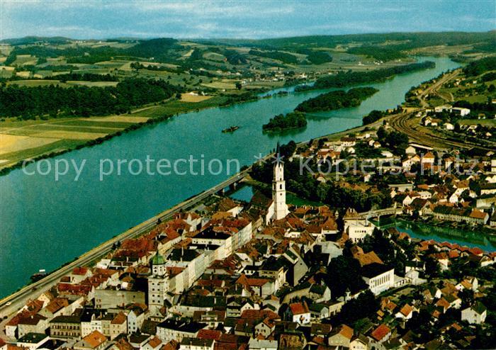Vilshofen Donau Fliegeraufnahme