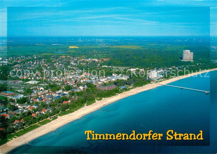 Timmendorfer Strand Fliegeraufnahme mit Strand