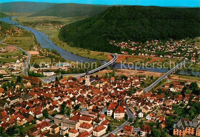 Lohr Main Fliegeraufnahme mit Main