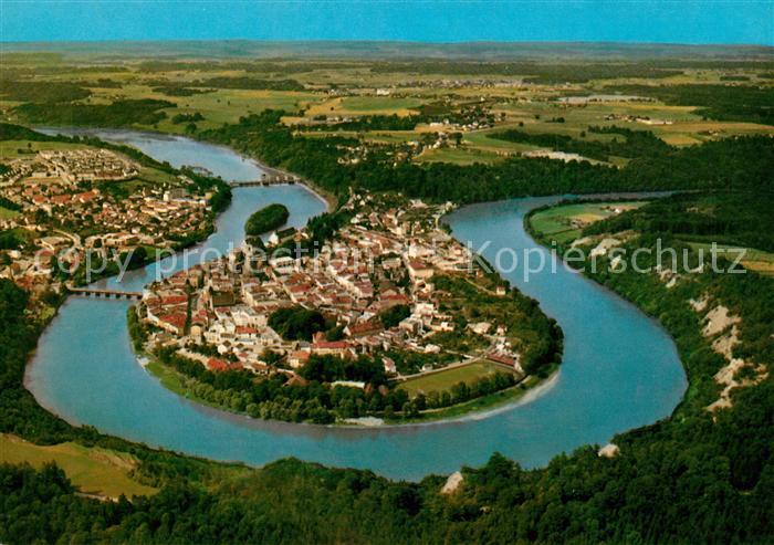 Wasserburg Inn Fliegeraufnahme Innschleife
