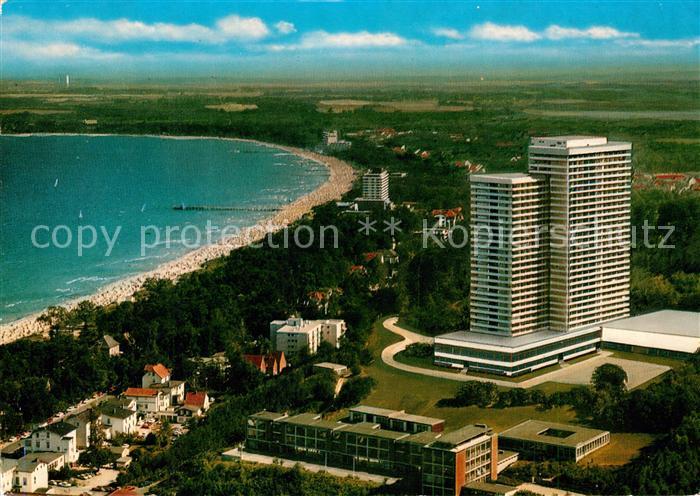 Timmendorfer Strand Fliegeraufnahme mit Strand