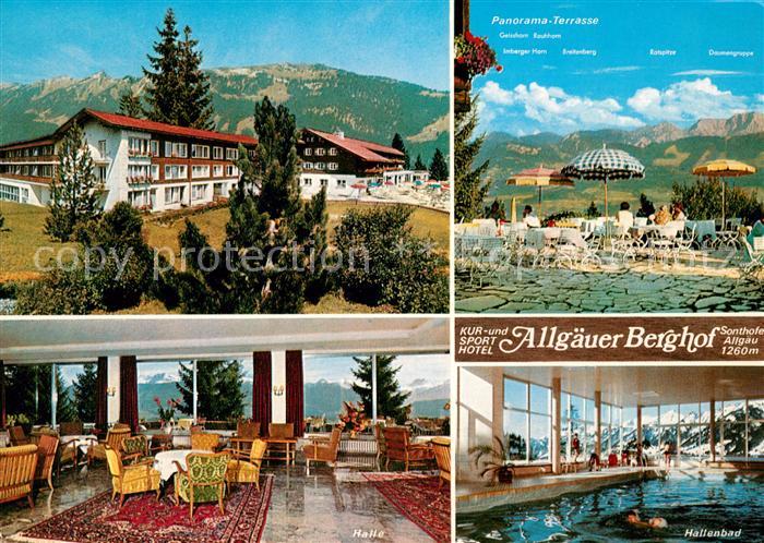 Sonthofen Oberallgaeu Kur-Sporthotel Allgaeuer Berghof
