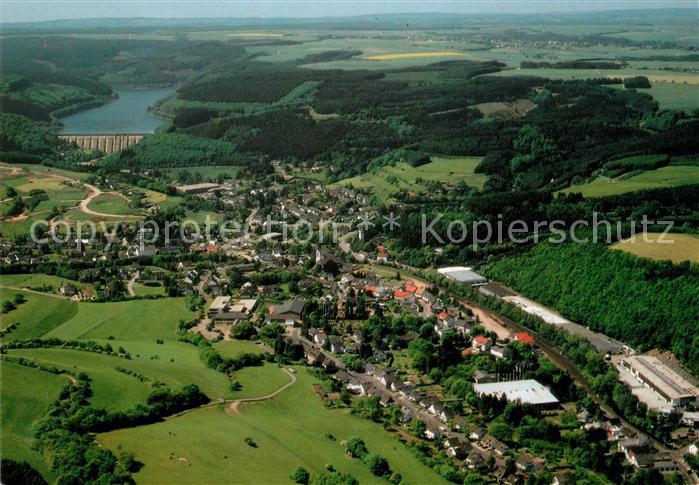 Hellenthal Eifel Fliegeraufnahme Olef-Talsperre