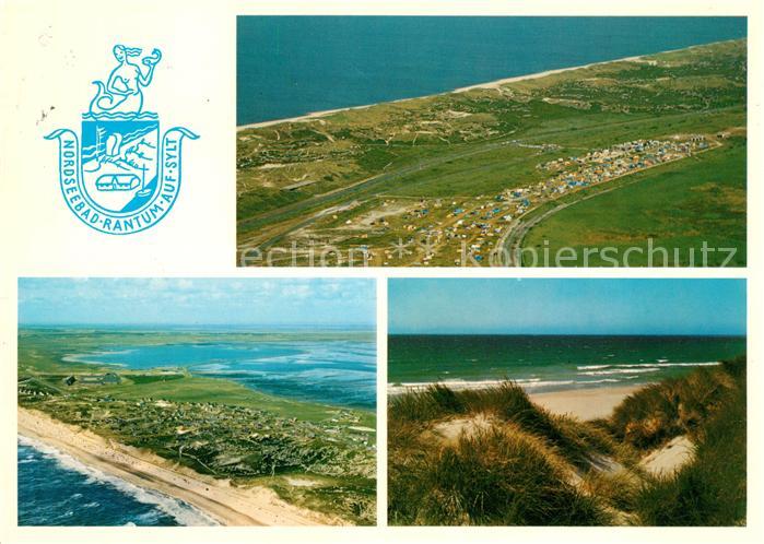 Rantum Sylt Fliegeraufnahme Camping Duenen