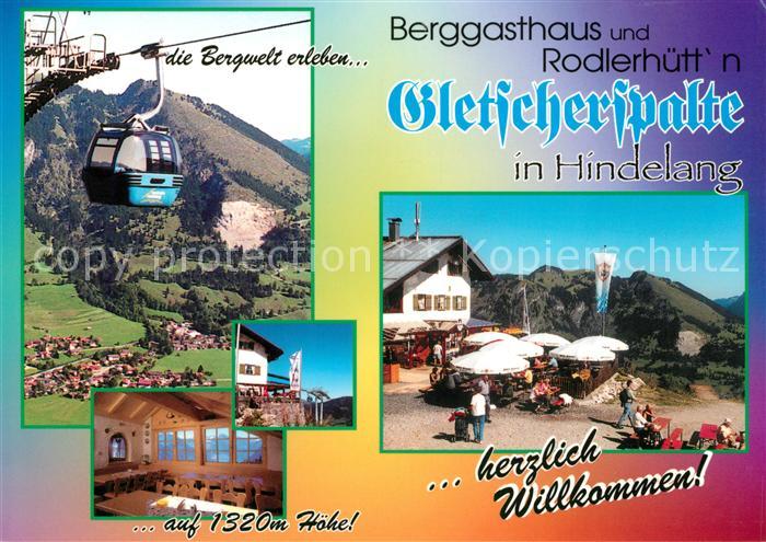 Hindelang Bad Berggasthaus und Rodlerhuette Gletscherspalte
