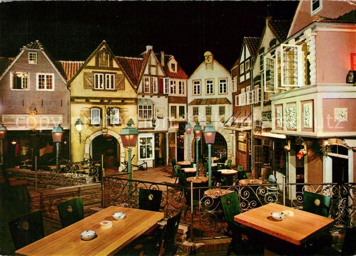 BREMEN  CITY Marktplatz bei Nacht