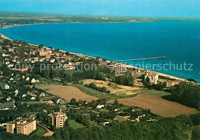 Scharbeutz Ostseebad Fliegeraufnahme mit Neustaedter Bucht
