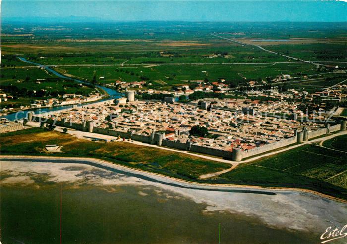 Aigues-Mortes Gard Fliegeraufnahme
