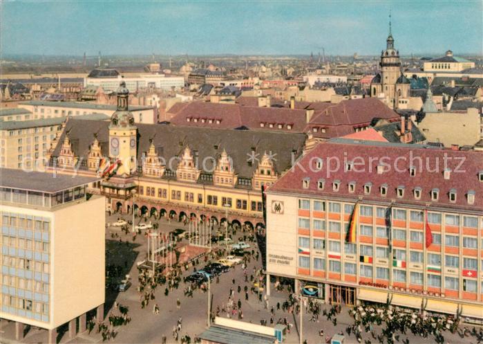 LEIPZIG Sachsen Messehaus am Markt Rathaus