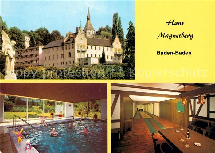 Baden-Baden Haus Magnetberg Schwimmbad Kegelbahn
