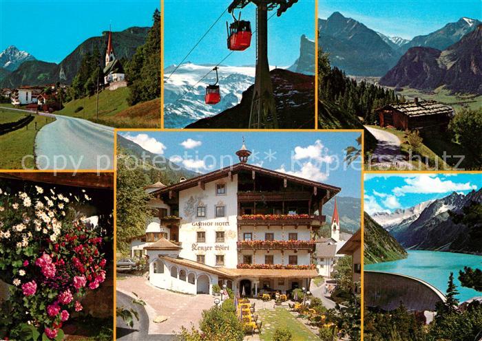 Hippach Hotel Gasthaus Zenzerwirt Seilbahn Staumauer