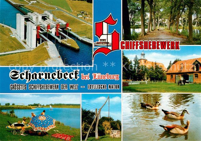 Scharnebeck Lueneburg Schiffshebewerk Enten