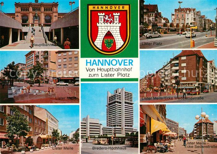 HANNOVER  CITY Lister Meile Hauptbahnhof Bredero-Hochhaus