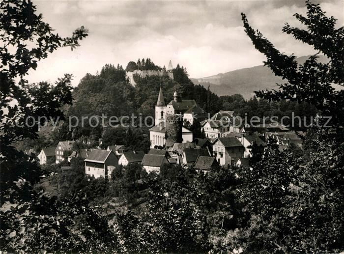 Lindenfels Odenwald Blick vom Schenkenberg