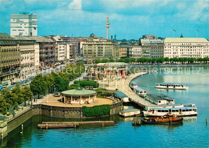 Hamburg Jungfernstieg Binnenalster