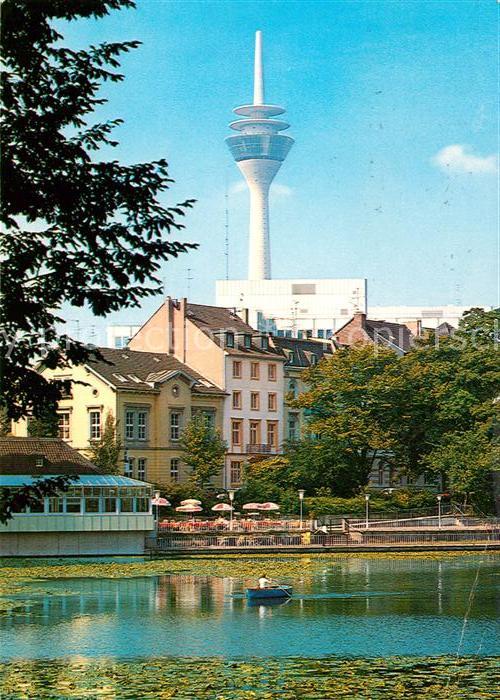 Duesseldorf Schwanenspiegel Fernmeldeturm