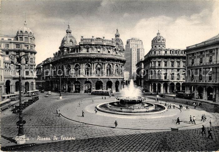 Genova Genua Liguria Piazza De Ferrari