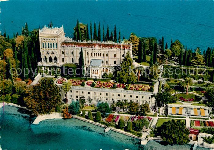 Garda Lago di Garda Fliegeraufnahme Isola di Garda
