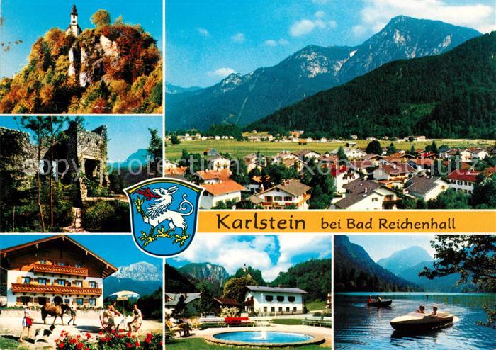 Karlstein Oberbayern St. Pankraz Ruine Karlstein Predigtsuhl