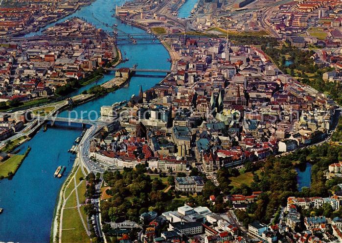 BREMEN  CITY Fliegeraufnahme Stadtzentrum