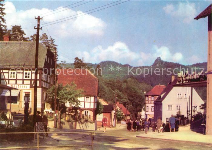 Oybin Sachsen Hauptstrasse Scharfenstein