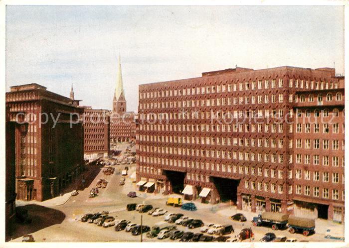 Hamburg Hochhaeuser Burchardstrasse