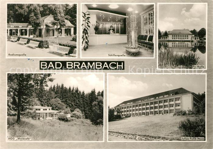 Bad Brambach Schillerquelle Festhalle Julius-Fucik-Haus