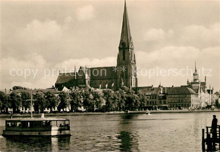 Schwerin Mecklenburg Pfaffenteich Dom
