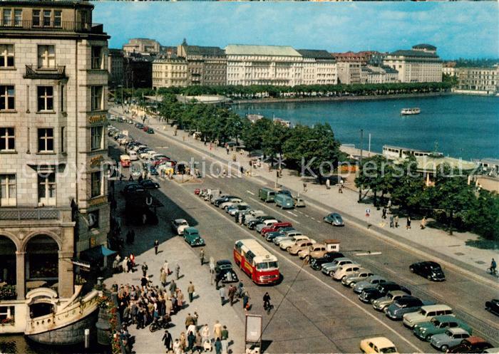 Hamburg Jungfernstieg Binnenalster
