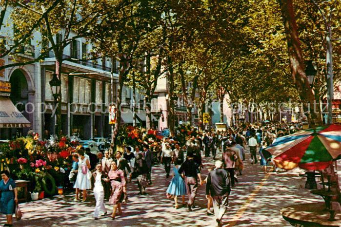 Barcelona Cataluna Rambla de las Flores