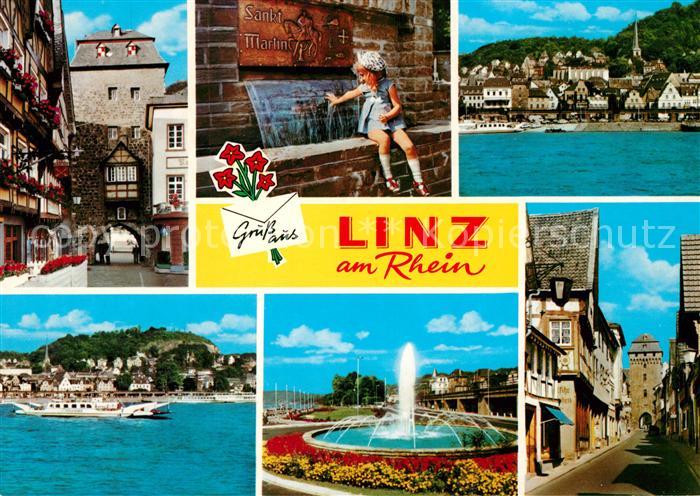 Linz Rhein Tor Brunnen