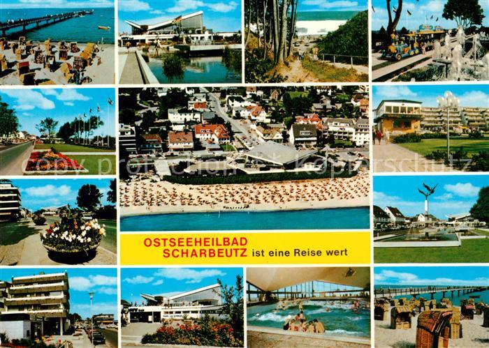 Scharbeutz Ostseebad Fliegeraufnahme Buehne Wellenbad