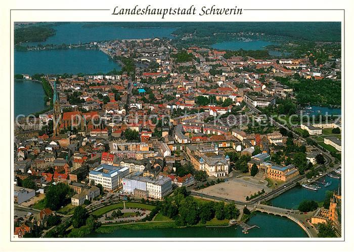 Schwerin Mecklenburg Fliegeraufnahme
