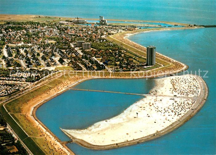 Buesum Nordseebad Fliegeraufnahme