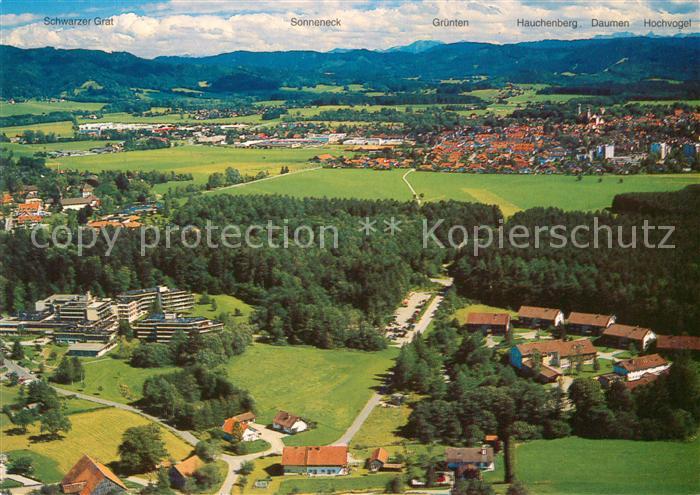 Neutrauchburg Fliegeraufnahme Argentalklinik Kuranstalt Alpenblick