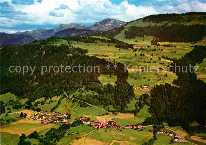 Aach Oberstaufen Fliegeraufnahme Hochgrat