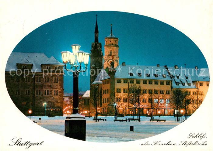 STUTTGART  CITY Schloss alte Kanzlei Stiftskirche