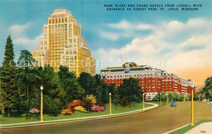 St Louis Missouri Park Plaza Chase hotels Lindell