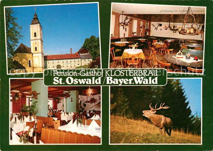 St Oswald Sankt Oswald-Riedlhuette Pension Gasthof Klosterbraeu