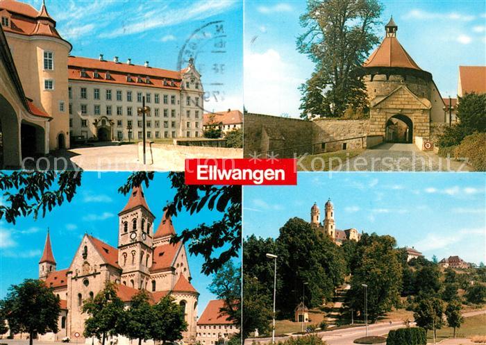 Ellwangen Jagst Schloss Kirche Stadttor