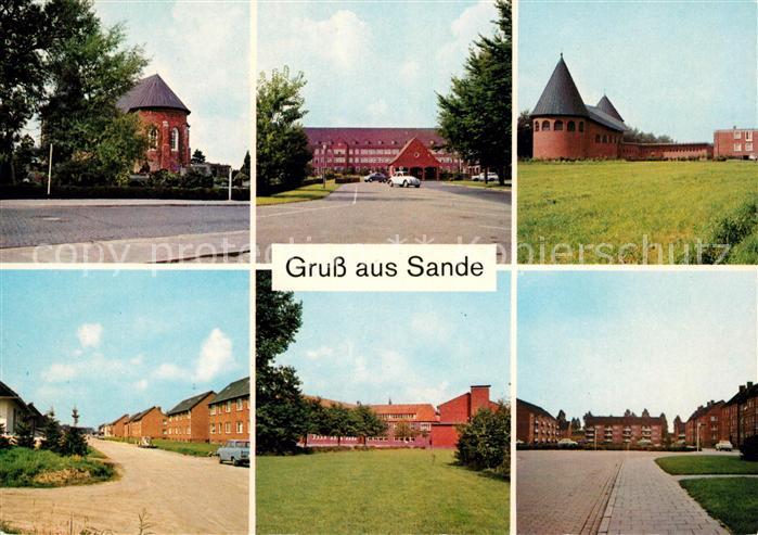 Sande Friesland Kirchen Krankenhaus Schule Neufeld