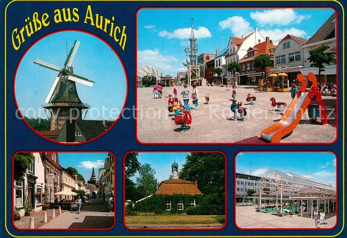 Aurich Ostfriesland Windmuehle Kinderspielplatz