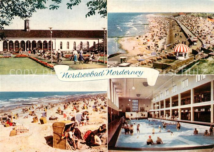Norderney Nordseebad Strand Kurhaus Hallenbad