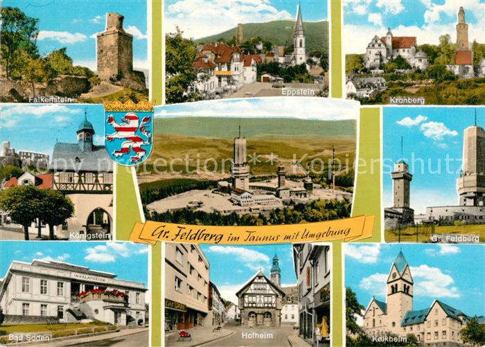 Grosser Feldberg Taunus Falkenstein Eppstein Kronberg Koenigstein Bad Soden Hofh