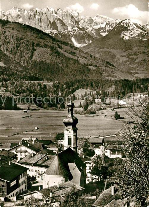 Reit Winkl Kirche Wilder Kaiser